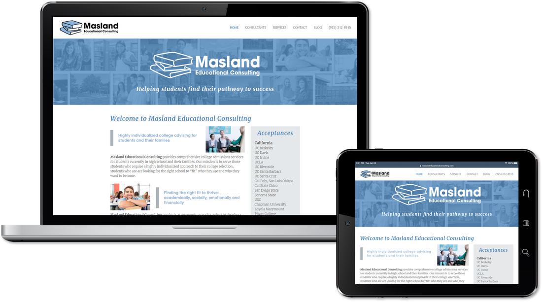 Nicolette A. Munoz Consulting - Masland Educational Consulting Website Design
